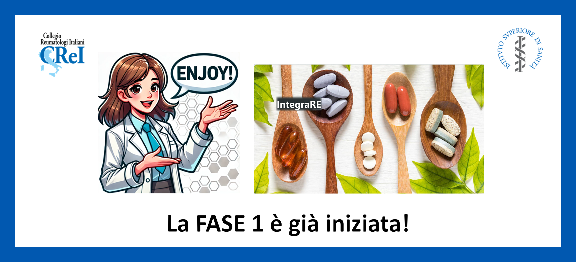 l'immagine annuncia l'inizio della Fase 1 del progetto
