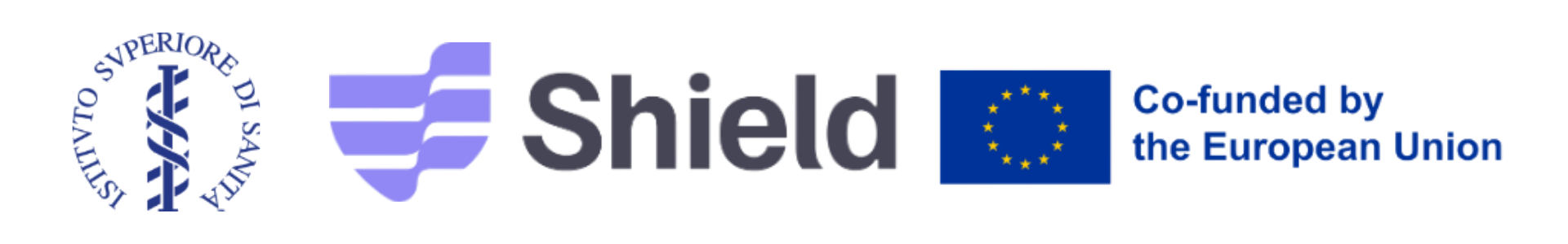 Loghi in linea ISS, Shield e Unione Europea